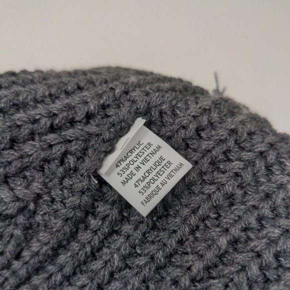 NVA Compassion First Hospital Men's Knit Beanie Hat Cap Gray Embroidered Logo - Picture 10 of 11